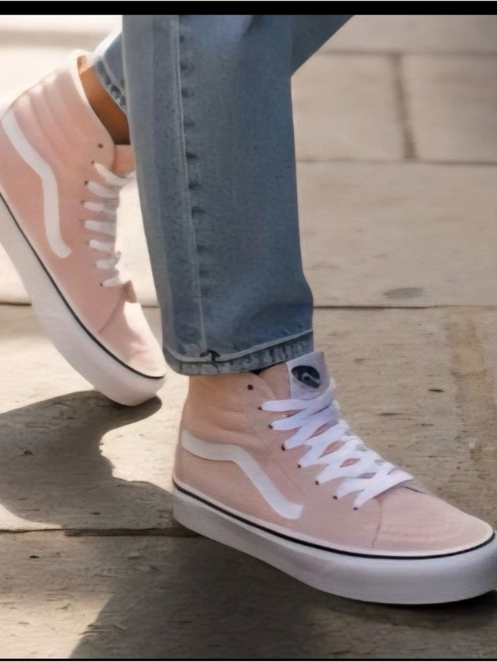 Vans Pink High-Top Sk8-Hi Sneakers - Women's